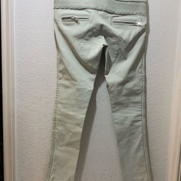 ISABEL MARANT gray  Lambskin Leather skinny Leg Pants 36 US 4 - Picture 6 of 13